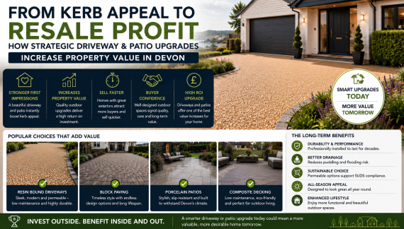 From Kerb Appeal to Resale Profit How Strategic Driveway and Patio Upgrades Increase Property Value in Devon
